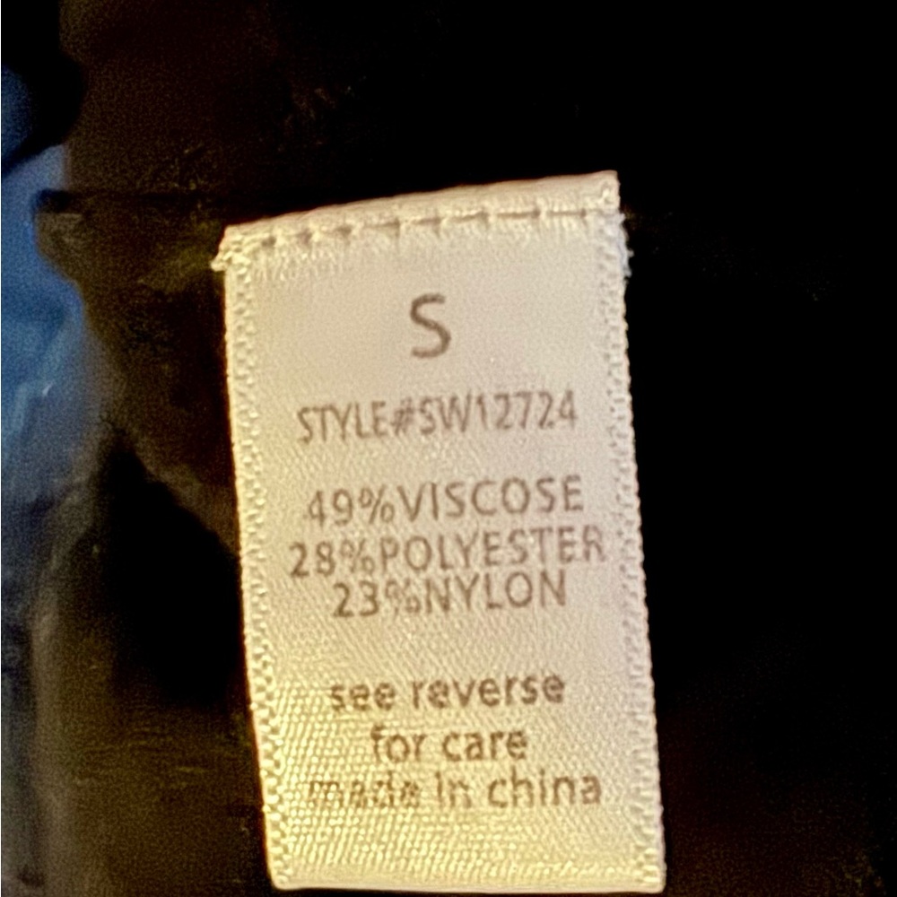 Active Usa Black Ruched Button-Front Sweater Card… - image 4